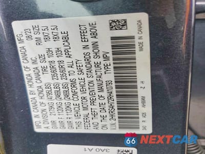 Zdjęcie 13 z 13 samochodu: 2024 HONDA CR-V EXL VIN:2HKRS4H72RH410793 - miniatura