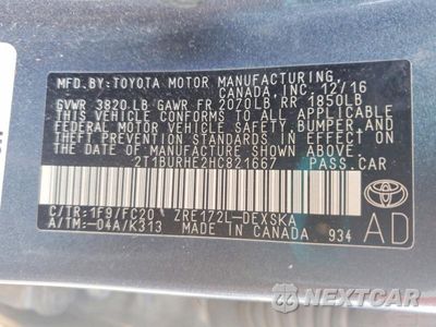 Zdjęcie 12 z 12 samochodu: 2017 TOYOTA COROLLA SE VIN:2T1BURHE2HC821667 - miniatura