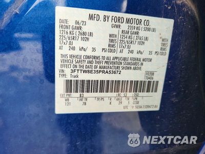 Zdjęcie 13 z 13 samochodu: 2023 FORD MAVERICK XL VIN:3FTTW8E35PRA53672 - miniatura