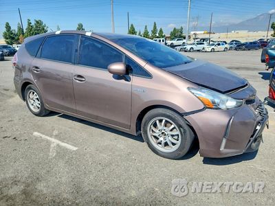 Czwarte zdjęcie samochodu z boku: 2017 TOYOTA PRIUS V FOUR VIN:JTDZN3EU6HJ058769 - miniatura