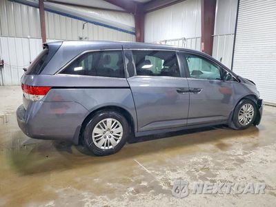 Trzecie zdjęcie samochodu z tyłu: 2014 HONDA ODYSSEY LX VIN:5FNRL5H20EB096898 - miniatura