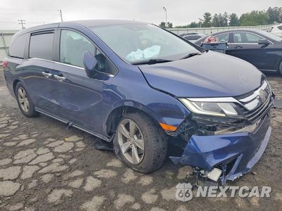 Czwarte zdjęcie samochodu z boku: 2019 HONDA ODYSSEY EX VIN:5FNRL6H58KB112888 - miniatura