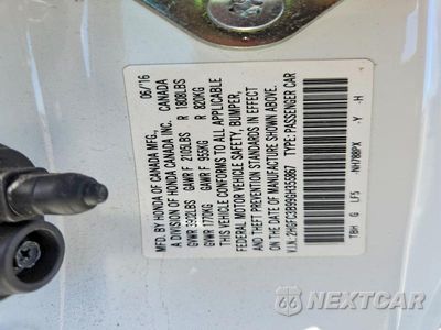 Zdjęcie 12 z 12 samochodu: 2016 HONDA CIVIC TOURING VIN:2HGFC3B99GH355867 - miniatura