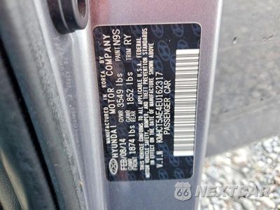 Zdjęcie 14 z 14 samochodu: 2014 HYUNDAI ACCENT GS VIN:KMHCT5AE4EU162317 - miniatura