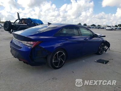 Trzecie zdjęcie samochodu z tyłu: 2022 HYUNDAI ELANTRA N LINE VIN:KMHLR4AF9NU311015 - miniatura