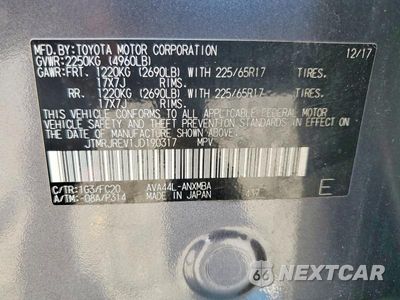 Zdjęcie 13 z 13 samochodu: 2018 TOYOTA RAV4 HYBRID LE VIN:JTMRJREV1JD190317 - miniatura