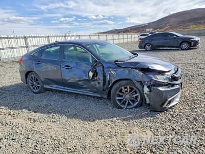 Czwarte zdjęcie samochodu z boku: 2019 HONDA CIVIC EX VIN:19XFC1F39KE012506 - miniatura