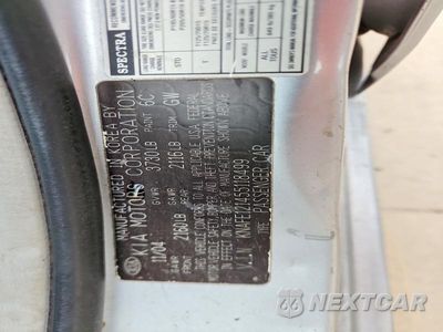 Zdjęcie 12 z 12 samochodu: 2005 KIA SPECTRA LX/EX/SX VIN:KNAFE121455118499 - miniatura