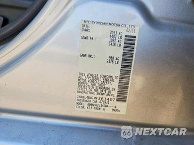 Zdjęcie 12 z 12 samochodu: 2023 NISSAN ALTIMA SV VIN:1N4BL4DW1PN361407 - miniatura