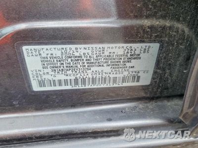 Zdjęcie 12 z 12 samochodu: 2014 NISSAN SENTRA SV VIN:3N1AB7AP2EY313764 - miniatura