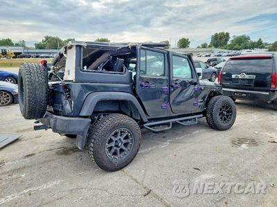 Trzecie zdjęcie samochodu z tyłu: 2010 JEEP WRANGLER UNLIMITED SPORT VIN:1J4BA3H18AL127612 - miniatura