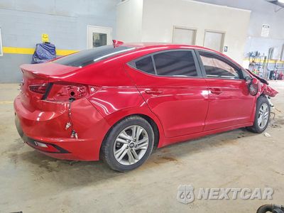 Trzecie zdjęcie samochodu z tyłu: 2020 HYUNDAI ELANTRA SEL VIN:5NPD84LF3LH551743 - miniatura