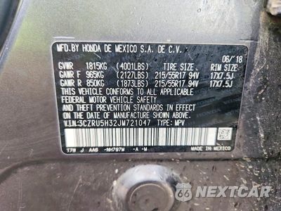 Zdjęcie 12 z 12 samochodu: 2018 HONDA HR-V LX VIN:3CZRU5H32JM721047 - miniatura