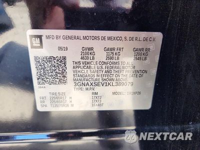 Zdjęcie 13 z 13 samochodu: 2019 CHEVROLET EQUINOX LS VIN:3GNAXSEV1KL389079 - miniatura