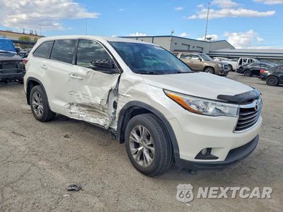 Czwarte zdjęcie samochodu z boku: 2015 TOYOTA HIGHLANDER LE PLUS VIN:5TDBKRFH8FS191712 - miniatura