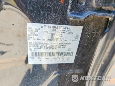 Zdjęcie 13 z 13 samochodu: 2010 FORD EDGE SE VIN:2FMDK3GC8ABA94251 - miniatura