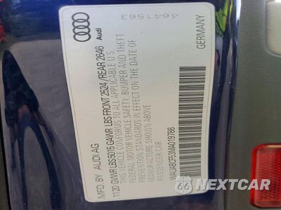 Zdjęcie 13 z 13 samochodu: 2021 AUDI A5 PREMIUM 40 VIN:WAUABCF53MA019786 - miniatura