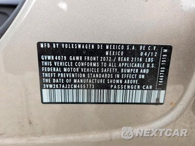 Zdjęcie 13 z 13 samochodu: 2012 VOLKSWAGEN JETTA BASE VIN:3VW2K7AJ2CM455773 - miniatura