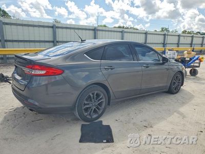 Trzecie zdjęcie samochodu z tyłu: 2018 FORD FUSION SE VIN:3FA6P0HD3JR160510 - miniatura