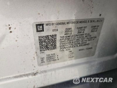Zdjęcie 13 z 13 samochodu: 2020 CHEVROLET EQUINOX LT VIN:3GNAXKEV7LS516943 - miniatura
