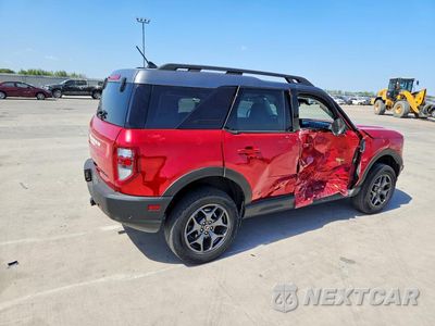 Trzecie zdjęcie samochodu z tyłu: 2021 FORD BRONCO SPORT BADLANDS VIN:3FMCR9D92MRB06404 - miniatura