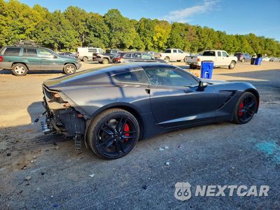 Trzecie zdjęcie samochodu z tyłu: 2018 CHEVROLET CORVETTE STINGRAY 1LT VIN:1G1YB2D72J5103157 - miniatura