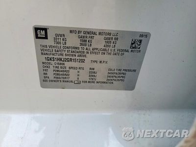 Zdjęcie 12 z 12 samochodu: 2016 GMC YUKON XL DENALI VIN:1GKS1HKJ2GR151202 - miniatura