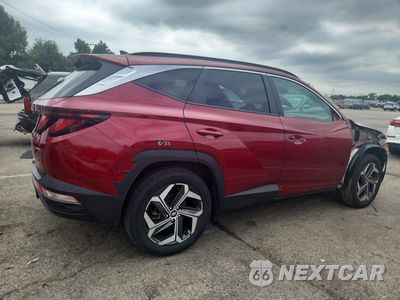 Trzecie zdjęcie samochodu z tyłu: 2024 HYUNDAI TUCSON SEL VIN:5NMJBCDE9RH423887 - miniatura