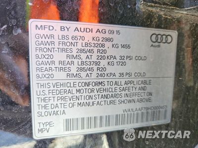 Zdjęcie 13 z 13 samochodu: 2017 AUDI Q7 PREMIUM PLUS VIN:WA1LAAF79HD000453 - miniatura