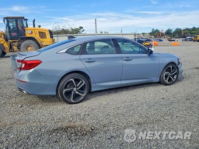 Trzecie zdjęcie samochodu z tyłu: 2022 HONDA ACCORD SPORT VIN:1HGCV1F31NA104196 - miniatura
