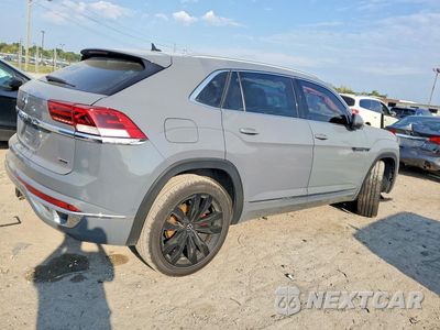 Trzecie zdjęcie samochodu z tyłu: 2021 VOLKSWAGEN ATLAS CROSS SPORT SEL PREMIUM R-LINE VIN:1V2FE2CA6MC201044 - miniatura