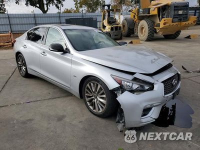 Czwarte zdjęcie samochodu z boku: 2019 INFINITI Q50 3.0T LUXE VIN:JN1EV7AP4KM517005 - miniatura