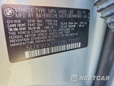 Zdjęcie 13 z 13 samochodu: 2011 BMW X3 XDRIVE35I VIN:5UXWX7C52BL731177 - miniatura