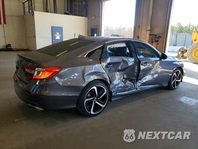 Trzecie zdjęcie samochodu z tyłu: 2020 HONDA ACCORD SPORT VIN:1HGCV1F37LA019425 - miniatura