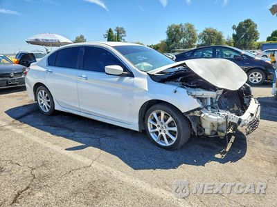 Czwarte zdjęcie samochodu z boku: 2016 HONDA ACCORD SPORT VIN:1HGCR2F56GA028814 - miniatura