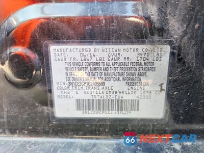 Zdjęcie 12 z 12 samochodu: 2016 NISSAN VERSA VIN:3N1CE2CP1GL405609 - miniatura