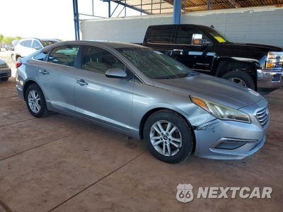 Czwarte zdjęcie samochodu z boku: 2015 HYUNDAI SONATA SE VIN:5NPE24AF1FH066286 - miniatura