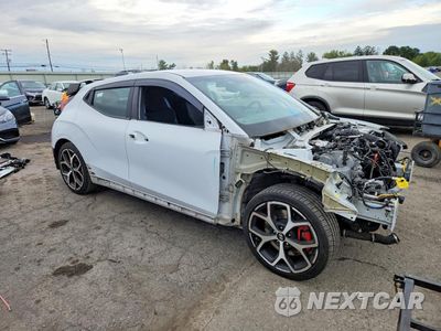 Czwarte zdjęcie samochodu z boku: 2020 HYUNDAI VELOSTER N BASE VIN:KMHT36AH5LU003450 - miniatura