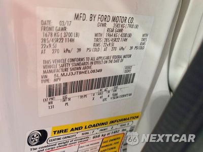 Zdjęcie 13 z 13 samochodu: 2017 LINCOLN NAVIGATOR L SELECT VIN:5LMJJ3JT9HEL08349 - miniatura