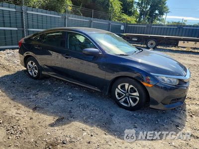 Czwarte zdjęcie samochodu z boku: 2018 HONDA CIVIC LX VIN:19XFC2F52JE005791 - miniatura