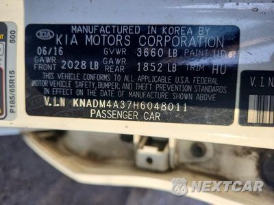 Zdjęcie 12 z 12 samochodu: 2017 KIA RIO LX VIN:KNADM4A37H6048011 - miniatura