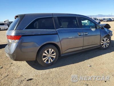 Trzecie zdjęcie samochodu z tyłu: 2016 HONDA ODYSSEY EXL VIN:5FNRL5H65GB014444 - miniatura