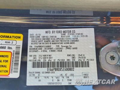Zdjęcie 12 z 12 samochodu: 2025 FORD MUSTANG DARK HORSE VIN:1FA6P8R0XS5500802 - miniatura