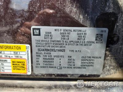 Zdjęcie 13 z 13 samochodu: 2016 BUICK ENCLAVE VIN:5GAKRBKDXGJ144428 - miniatura