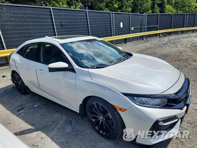 Czwarte zdjęcie samochodu z boku: 2021 HONDA CIVIC SPORT TOURING VIN:SHHFK7H99MU410155 - miniatura