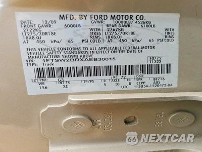 Zdjęcie 13 z 13 samochodu: 2010 FORD F250 SUPER DUTY VIN:1FTSW2BRXAEB30015 - miniatura