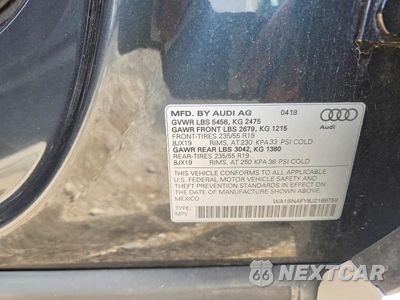 Zdjęcie 12 z 12 samochodu: 2018 AUDI Q5 PREMIUM PLUS VIN:WA1BNAFY8J2169759 - miniatura