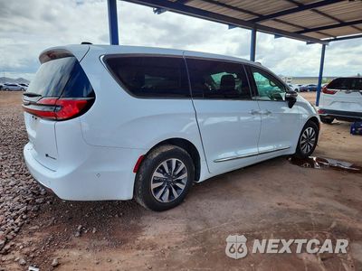 Trzecie zdjęcie samochodu z tyłu: 2023 CHRYSLER PACIFICA HYBRID LIMITED VIN:2C4RC1S78PR592620 - miniatura