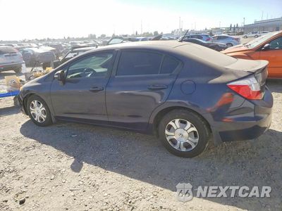 Drugie zdjęcie samochodu z przodu: 2012 HONDA CIVIC HYBRID L VIN:JHMFB4F33CS001695 - miniatura