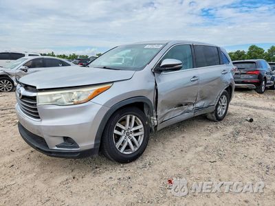 2016 TOYOTA HIGHLANDER LE 5TDZKRFH5GS166587 - główne zdjęcie licytacji z USA - miniatura